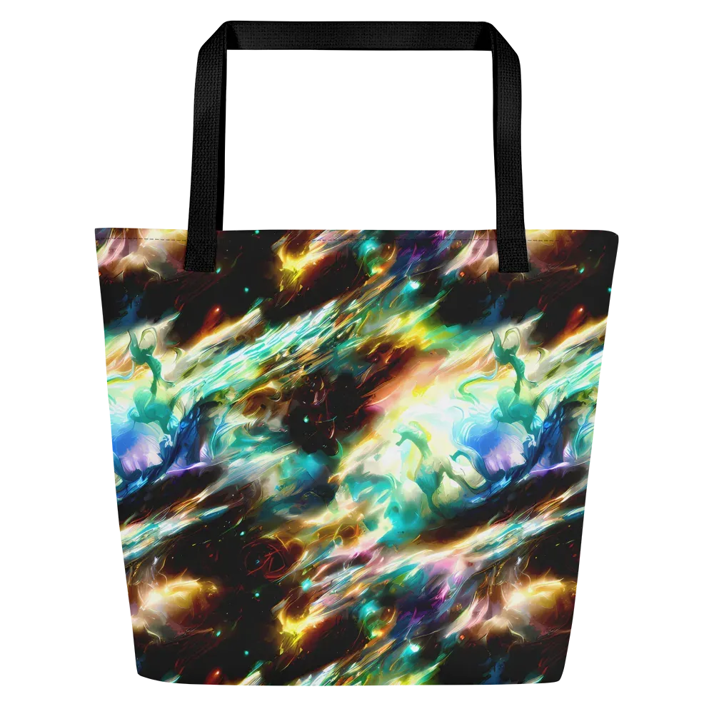 Opal Thunder on Large Tote Bag W/ Pocket — Front