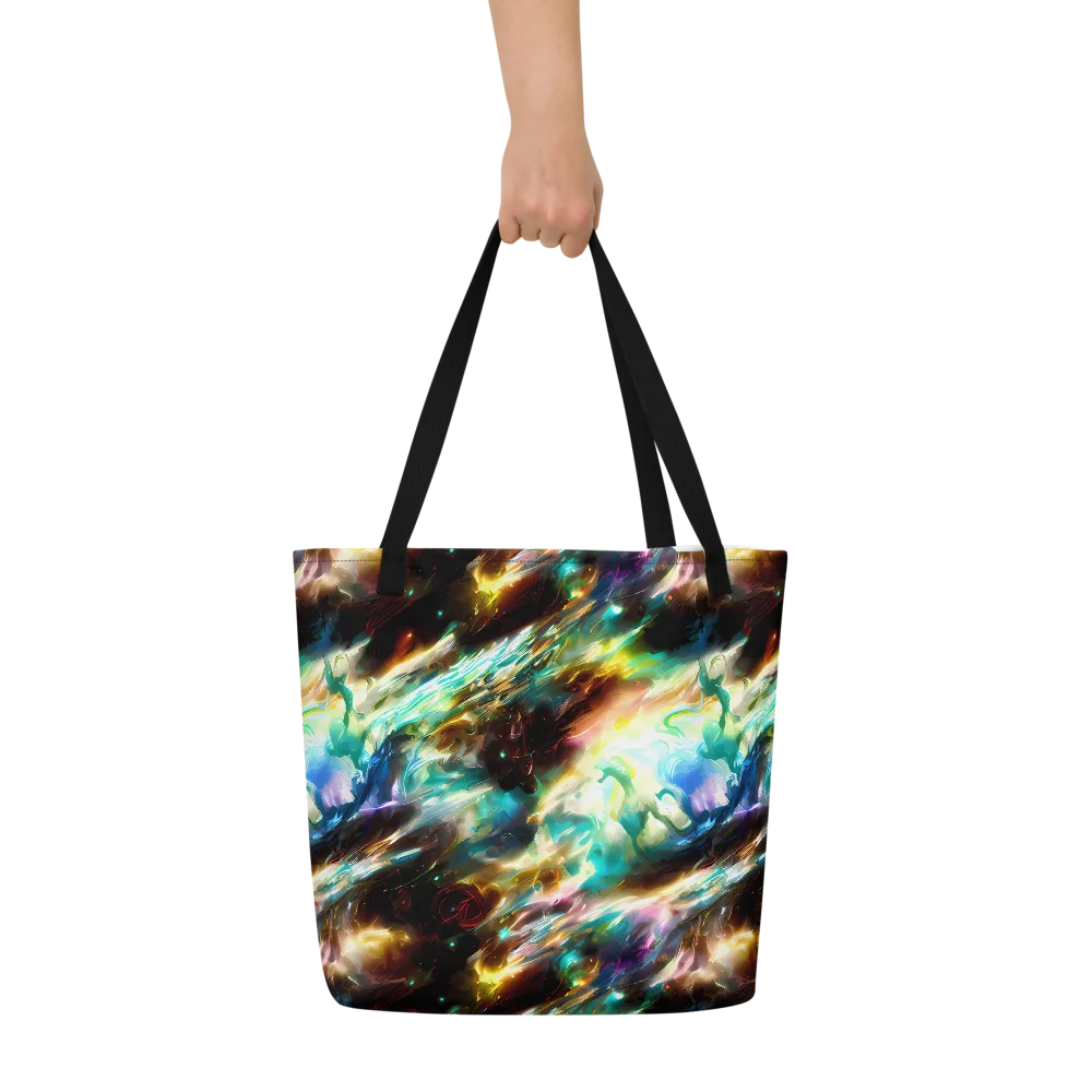 Opal Thunder on Large Tote Bag W/ Pocket — Front