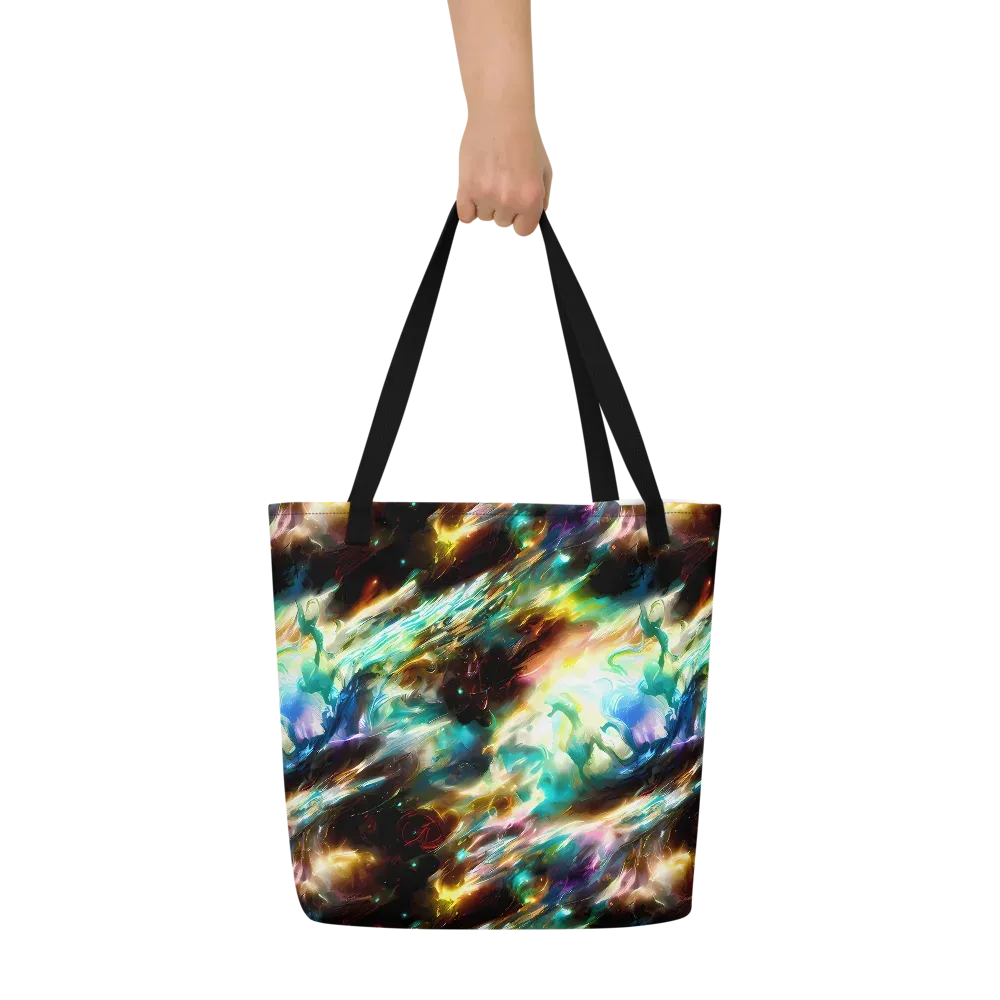 Opal Thunder on Large Tote Bag W/ Pocket — Front