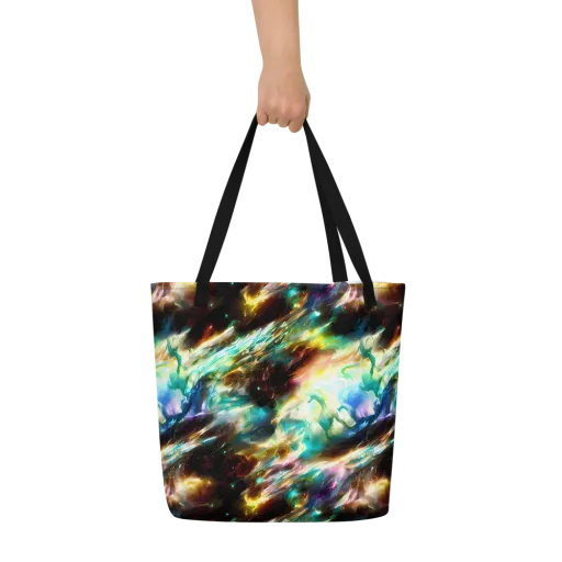Opal Thunder on a Large Tote Bag W/ Pocket