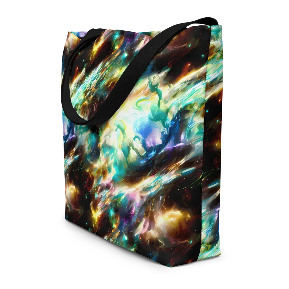 Opal Thunder on Large Tote Bag W/ Pocket — Front