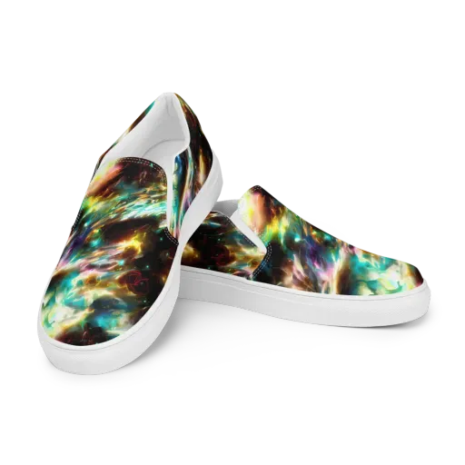 Opal Thunder on a Women's Slip-On Canvas Shoes