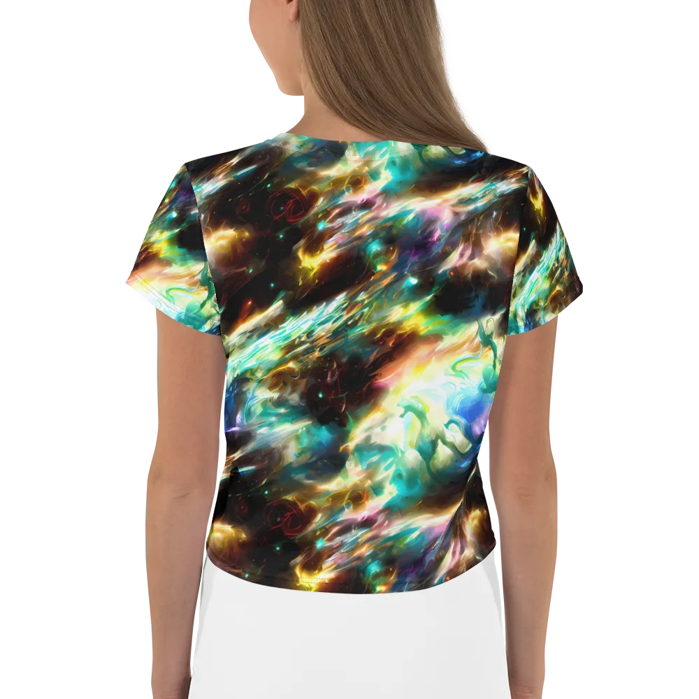 Opal Thunder on Crop Tee — Back