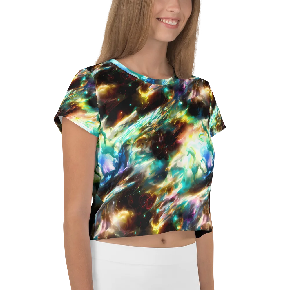Opal Thunder on Crop Tee — Right