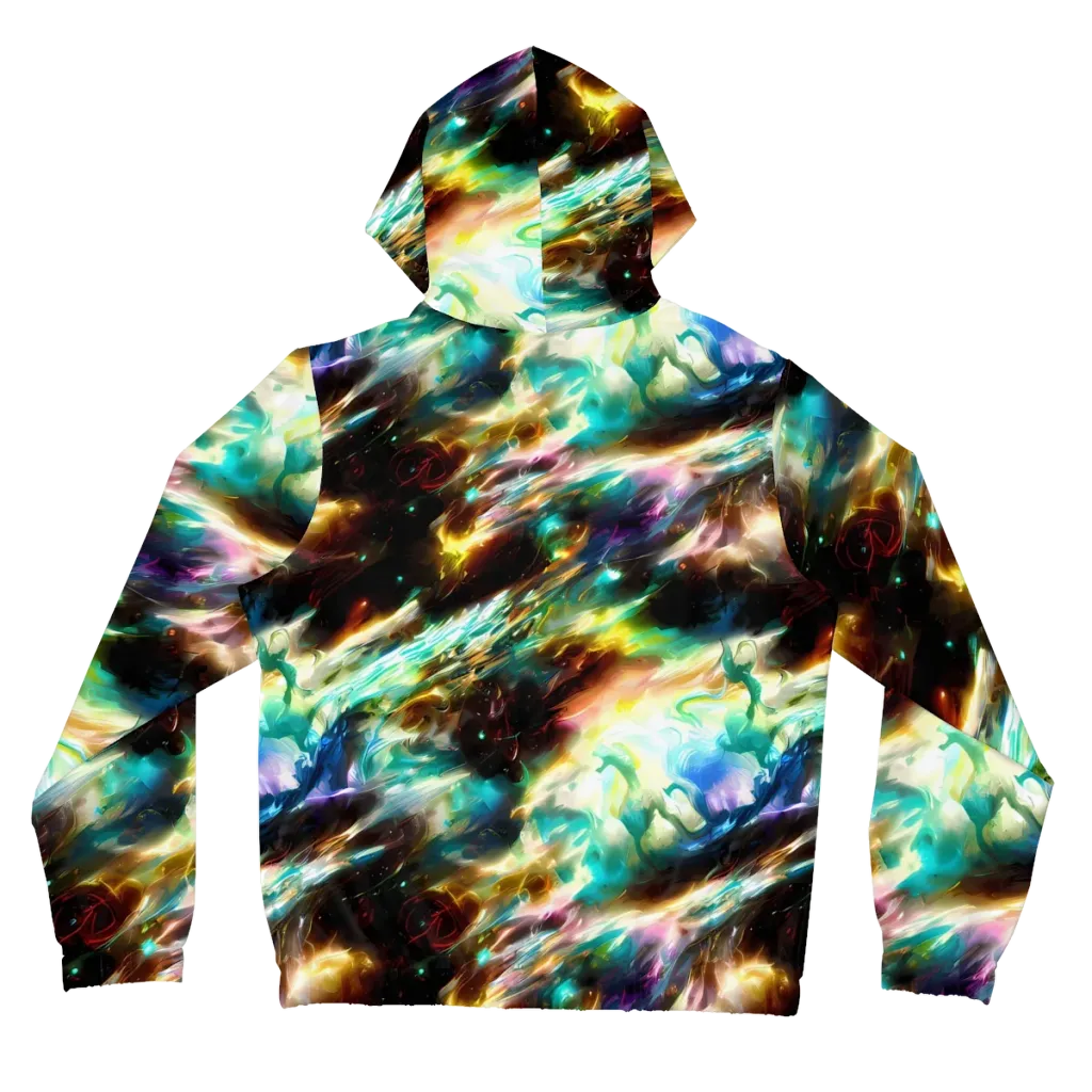 Opal Thunder on Women's Full-Zip Hoodie — Back