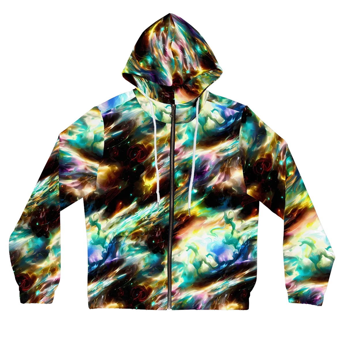 Opal Thunder on Women's Full-Zip Hoodie — Front