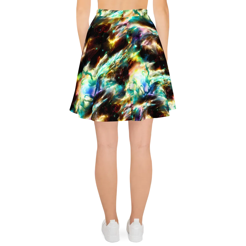 Opal Thunder on Skater Skirt — Back