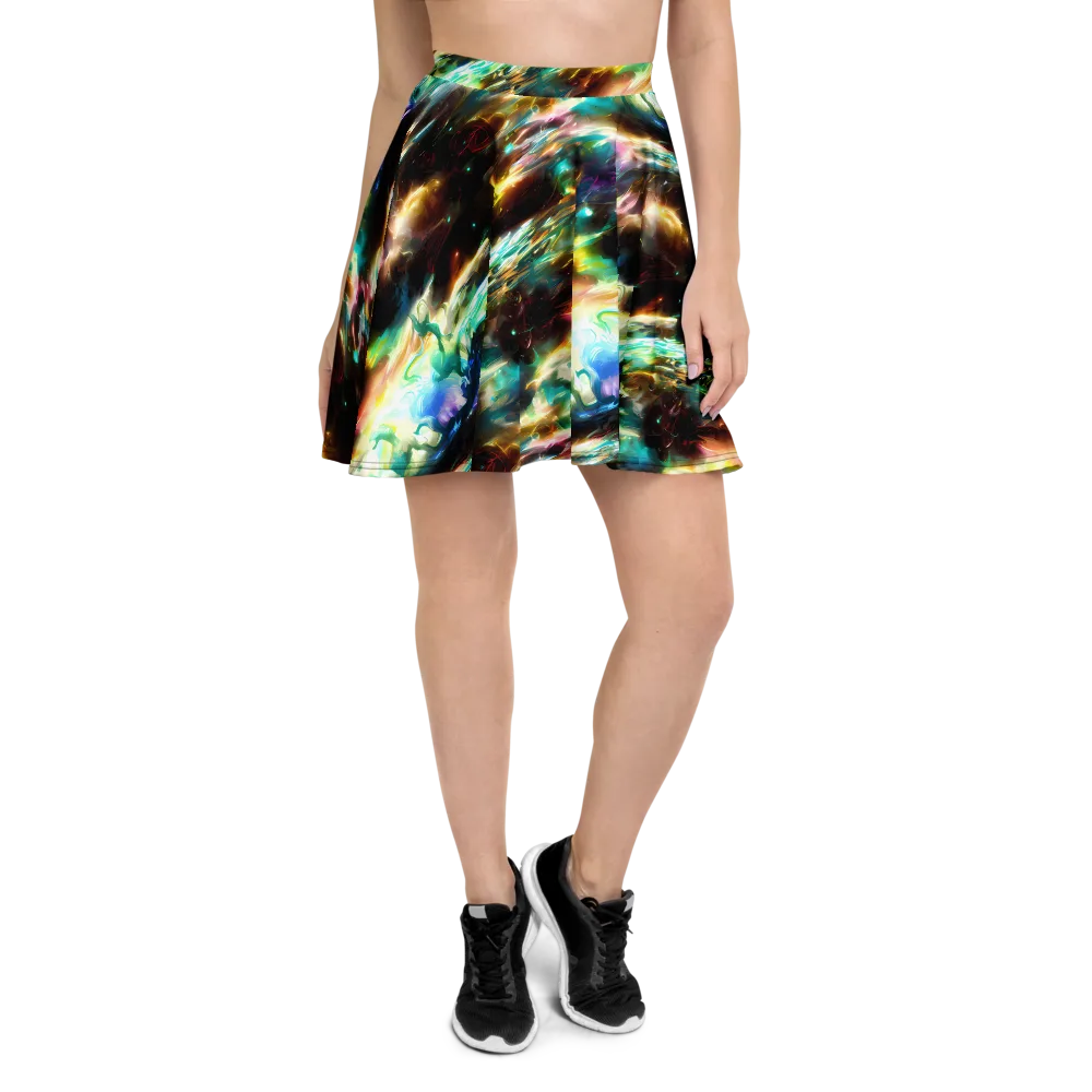 Opal Thunder on Skater Skirt — Front
