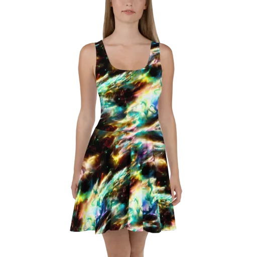 Opal Thunder on a Skater Dress