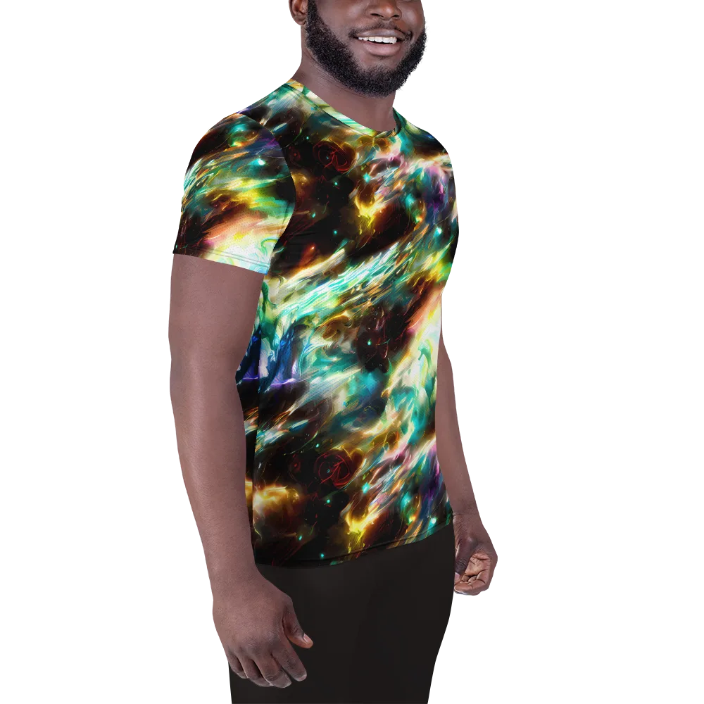 Opal Thunder on Men's Athletic T-Shirt — Right