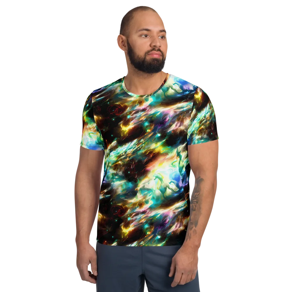 Opal Thunder on Men's Athletic T-Shirt — Front