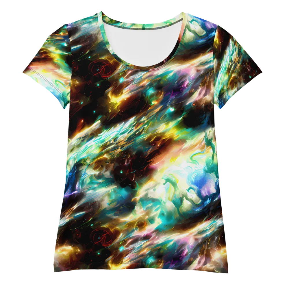 Opal Thunder on Women's Athletic T-Shirt — Front