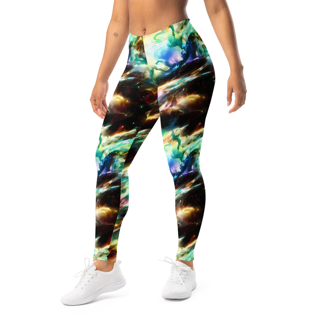 Opal Thunder on Leggings — Left Front