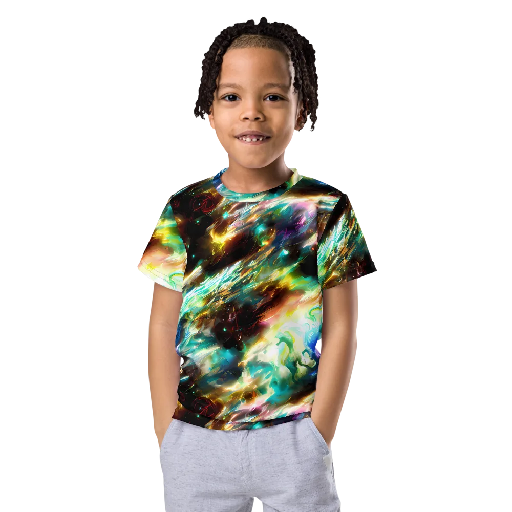 Opal Thunder on Kids Crew Neck T-Shirt — Front
