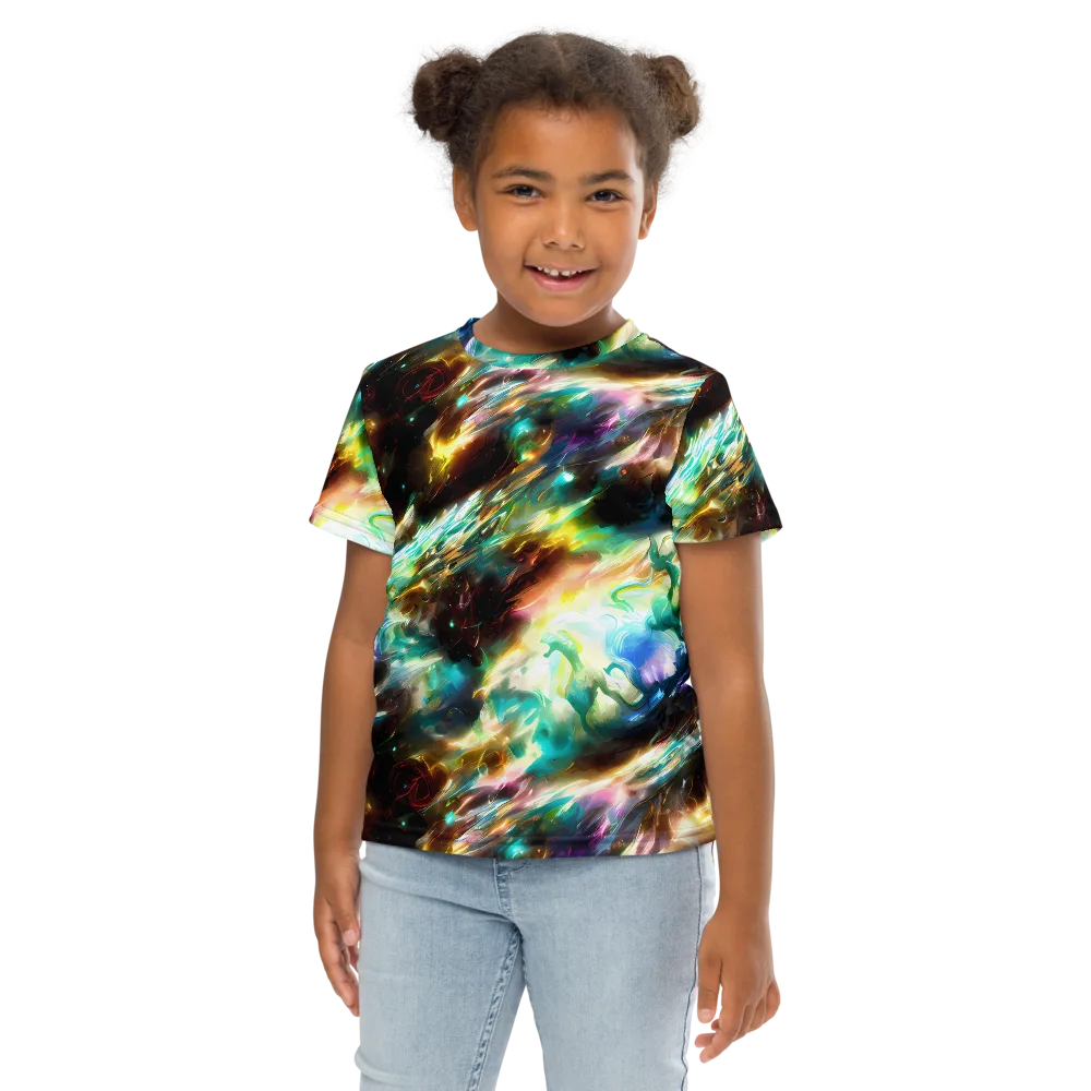 Opal Thunder on Kids Crew Neck T-Shirt — Front