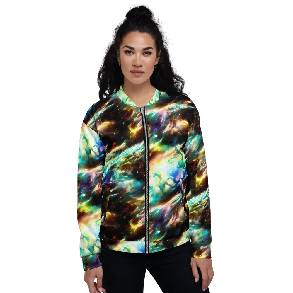 Opal Thunder on Bomber Jacket — Front