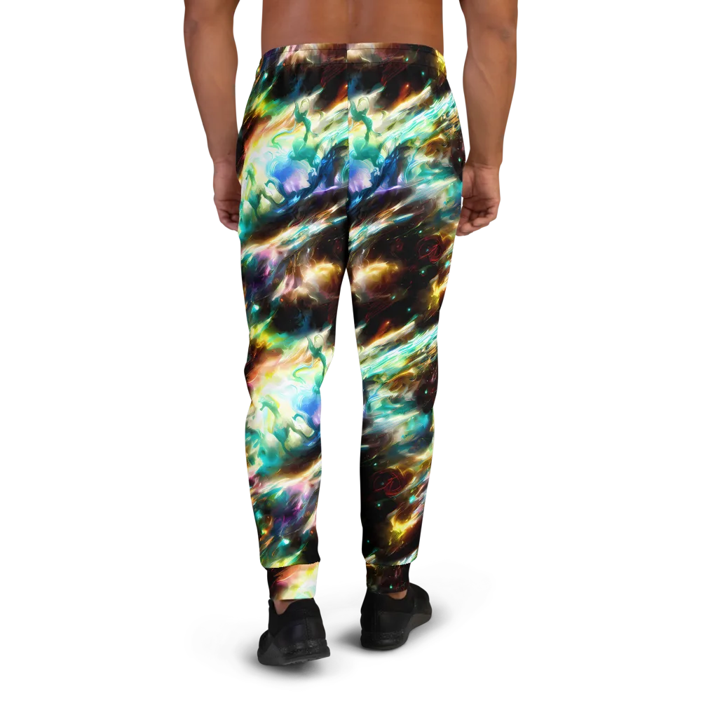 Opal Thunder on Men's Joggers — Back