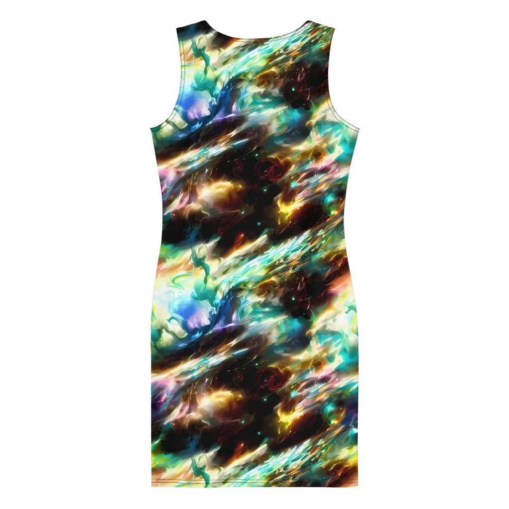 Opal Thunder on Bodycon Dress — Back
