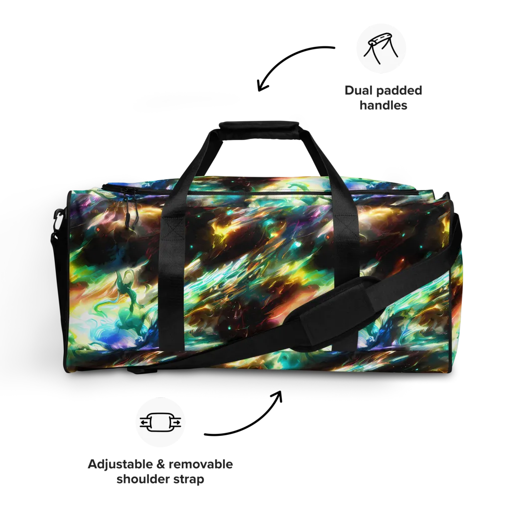 Opal Thunder on Duffle Bag — Front