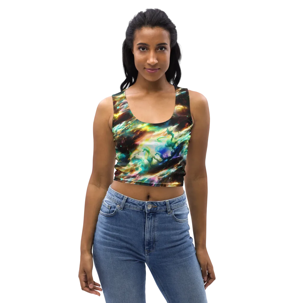 Opal Thunder on Crop Top — Front