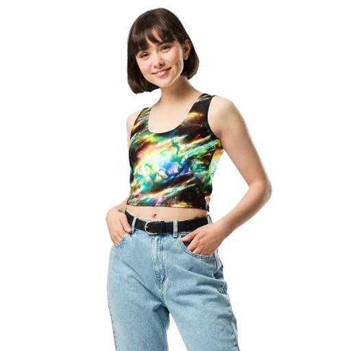 Opal Thunder on a Crop Top