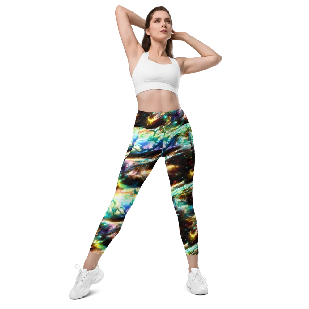 Opal Thunder on Leggings with Pockets — Front
