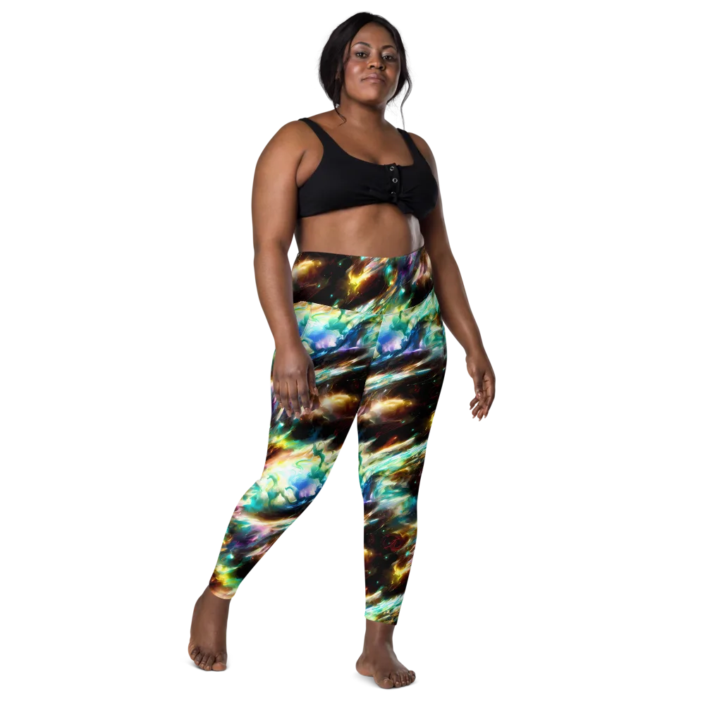 Opal Thunder on Leggings with Pockets — Front