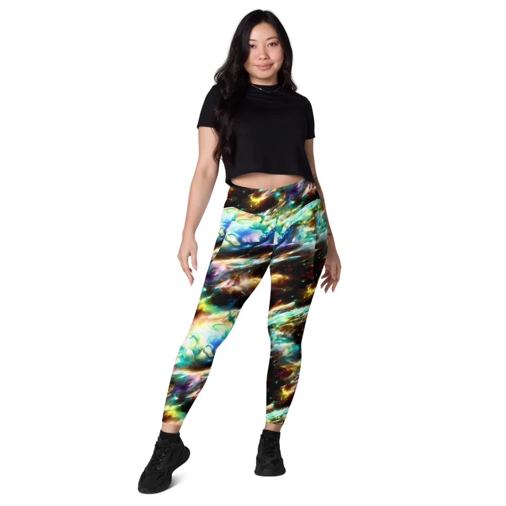 Opal Thunder on Leggings with Pockets — Front