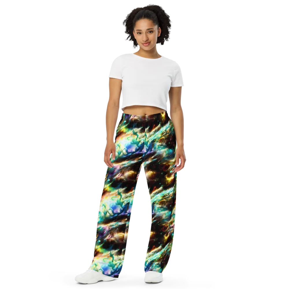 Opal Thunder on Wide-Leg Pants — Front
