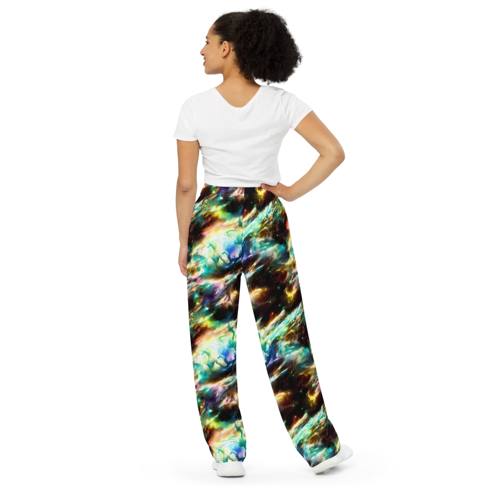 Opal Thunder on Wide-Leg Pants — Back