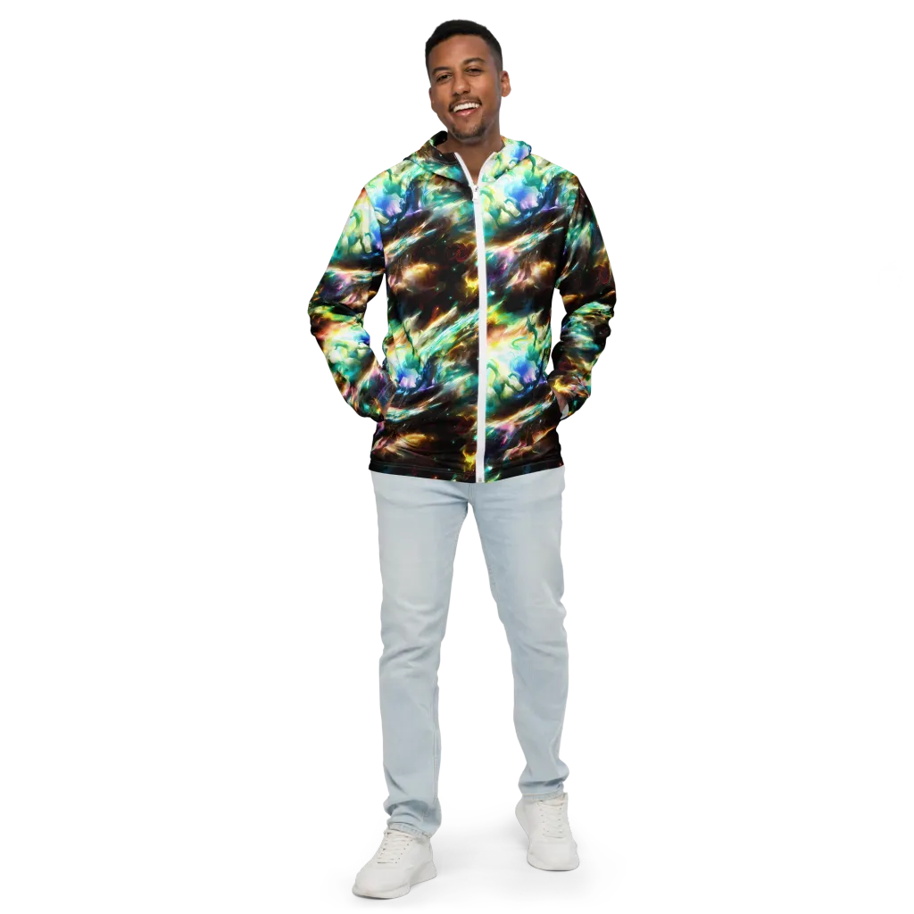 Opal Thunder on Men's Windbreaker — Front