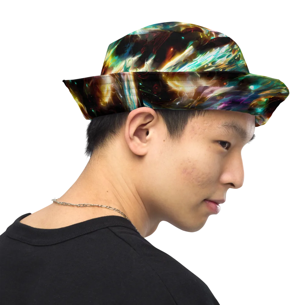 Opal Thunder on Reversible Bucket Hat — Right Outside