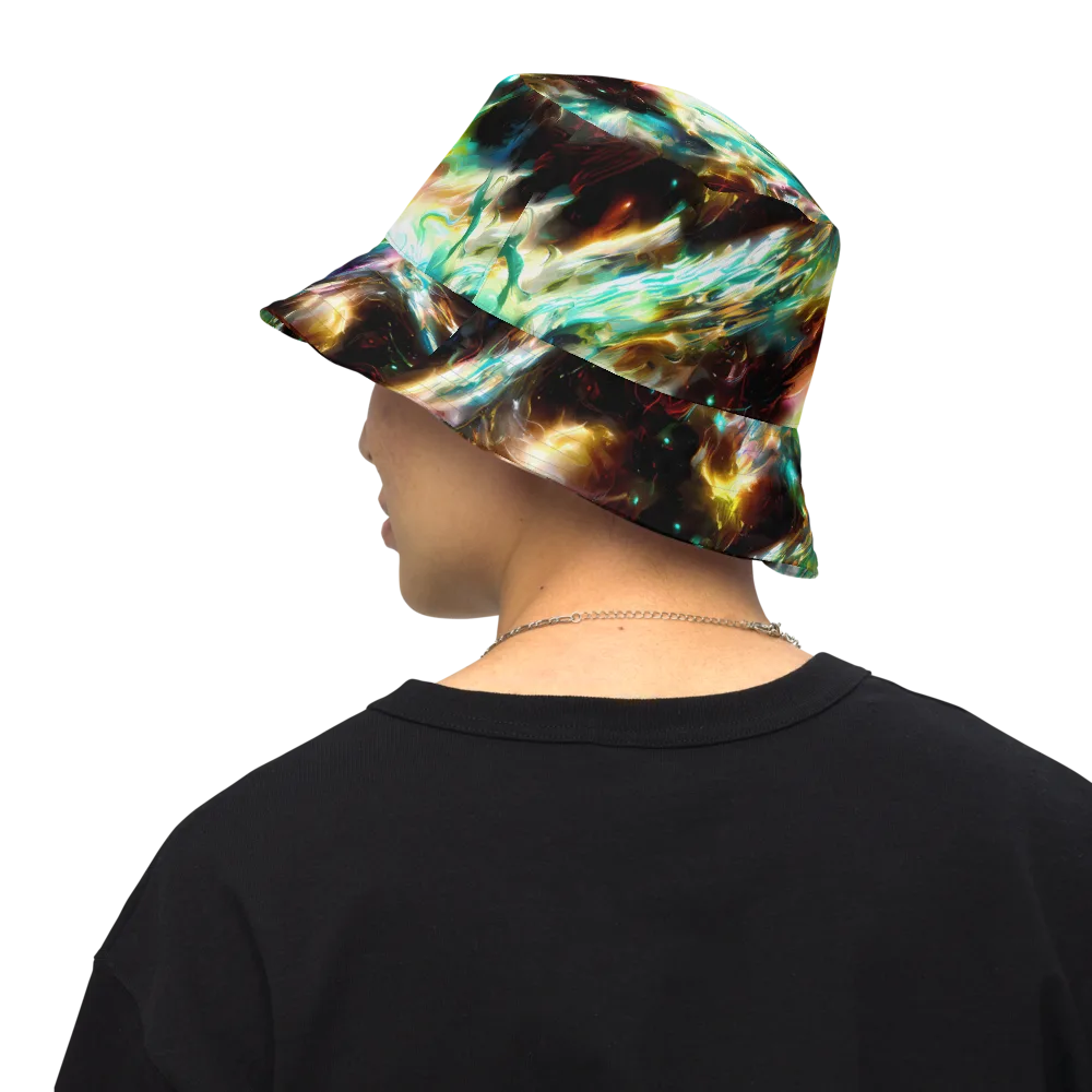 Opal Thunder on Reversible Bucket Hat — Back Inside