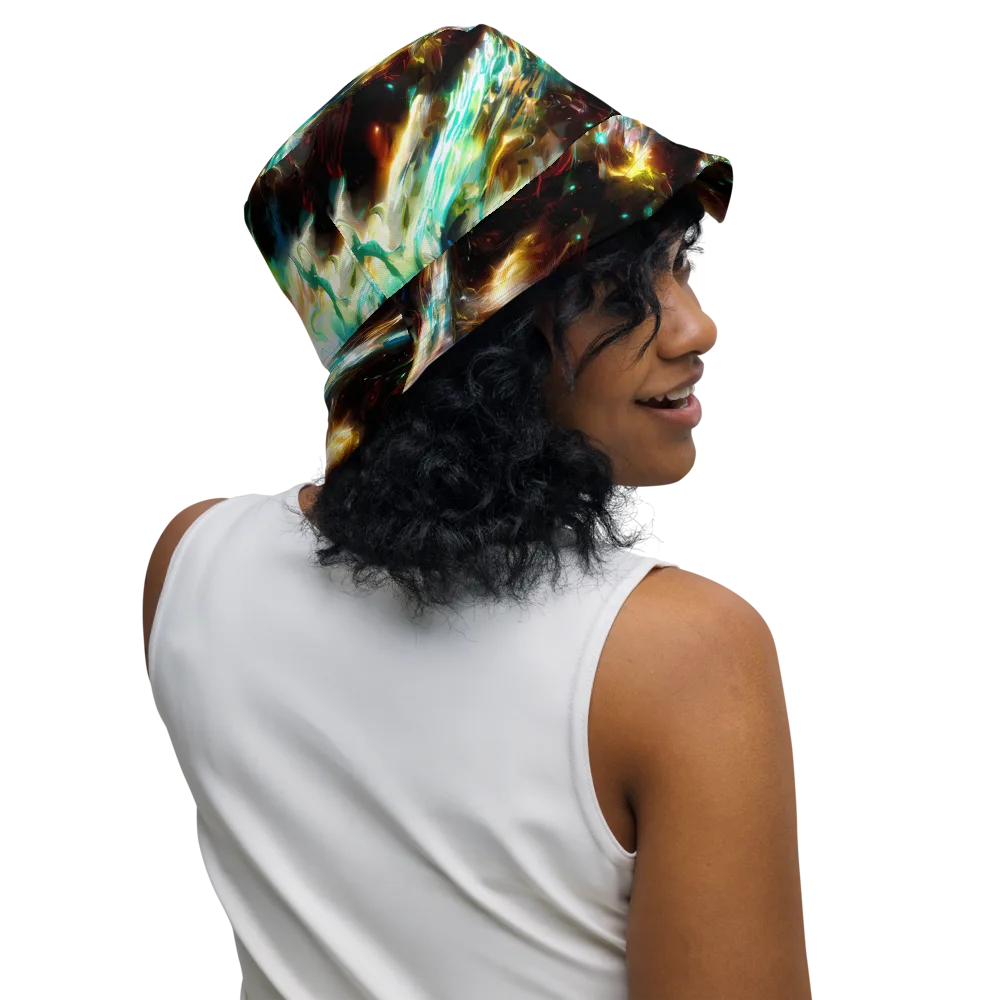 Opal Thunder on Reversible Bucket Hat — Right Outside
