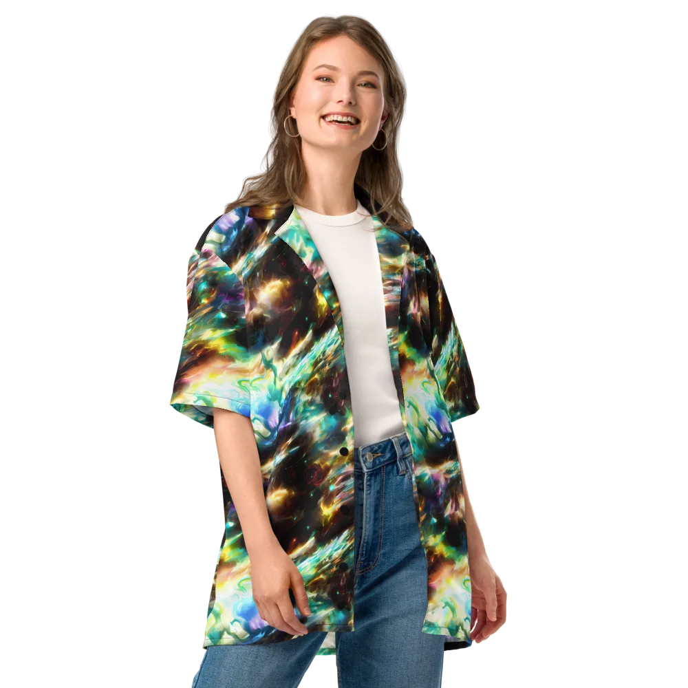 Opal Thunder on Button Shirt — Front