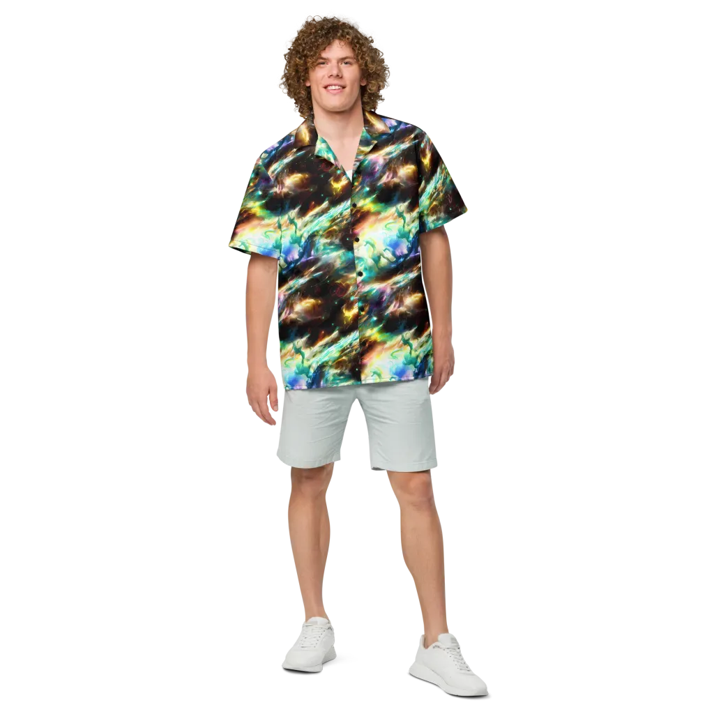Opal Thunder on Button Shirt — Front