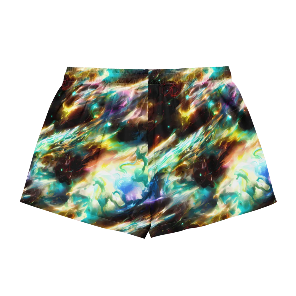 Opal Thunder on Women's Pajama Shorts — Back
