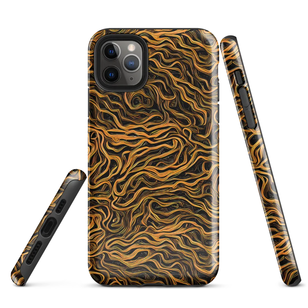 Obsidian Flame on Tough Case for iPhone® — Front