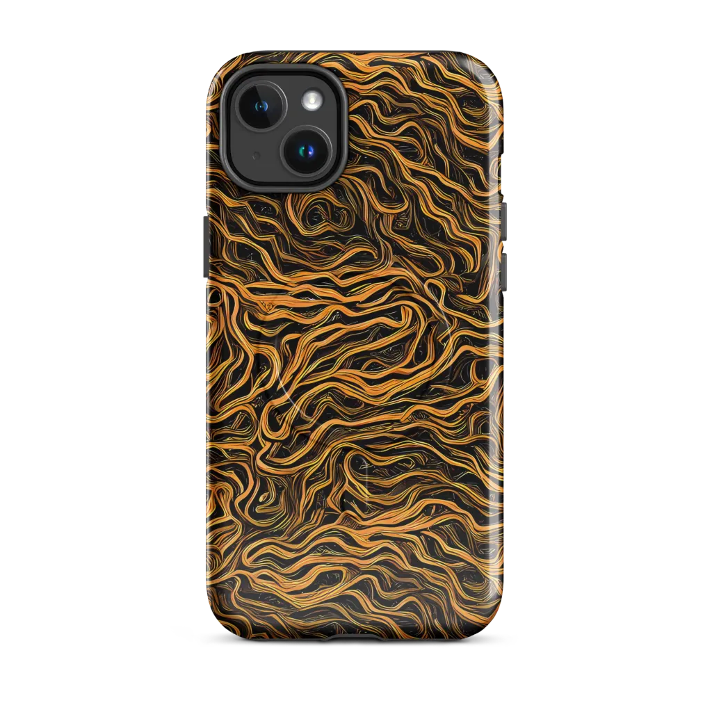 Obsidian Flame on MagSafe Tough Case for iPhone® — Front