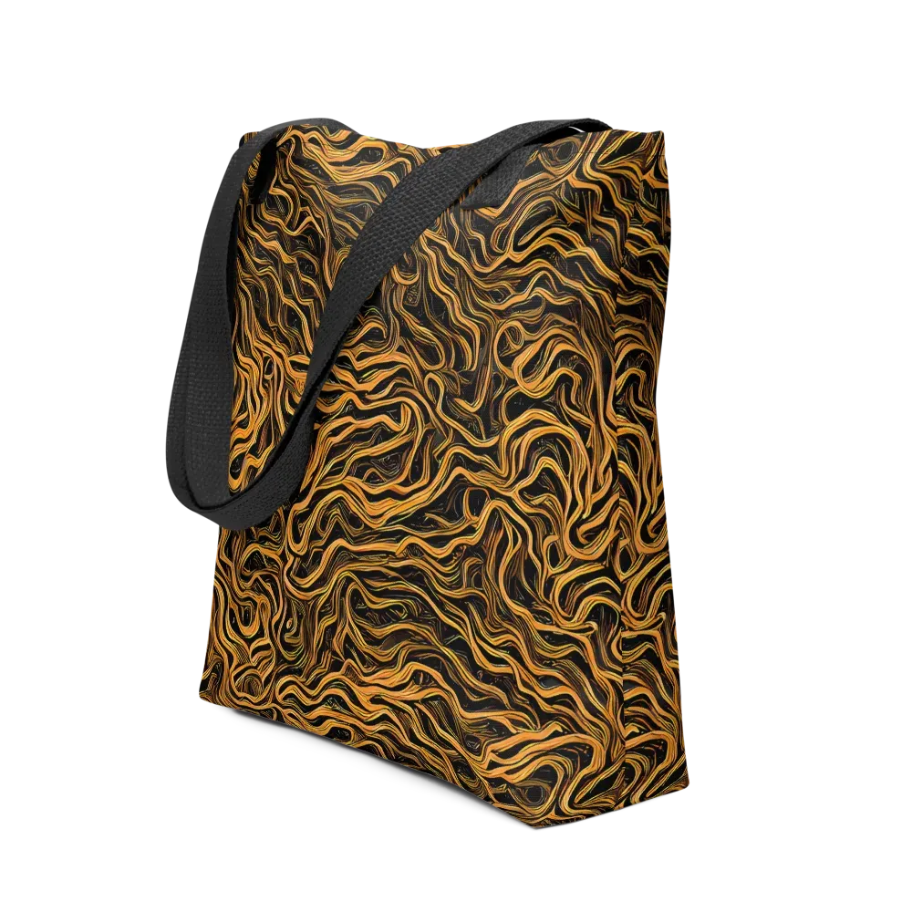 Obsidian Flame on Tote Bag — Front