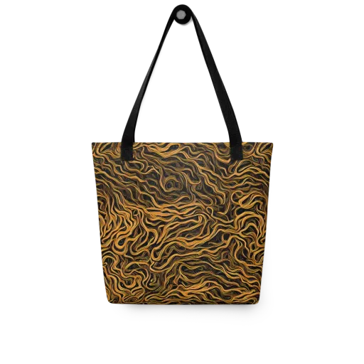 Obsidian Flame on a Tote Bag