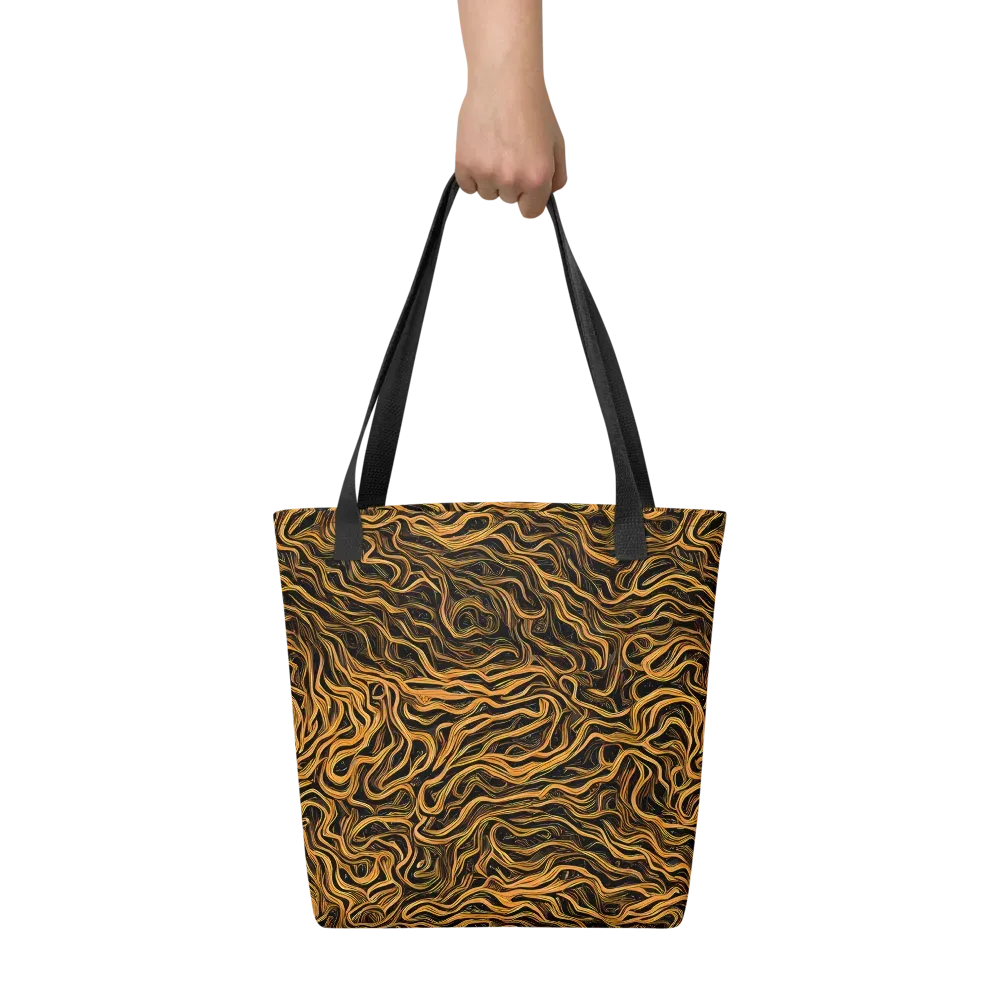 Obsidian Flame on Tote Bag — Front