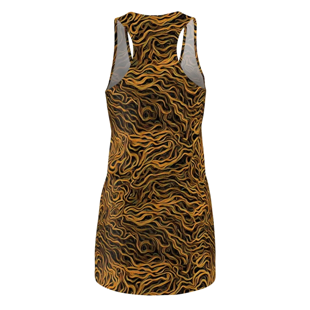 Obsidian Flame on Racerback Dress — Back