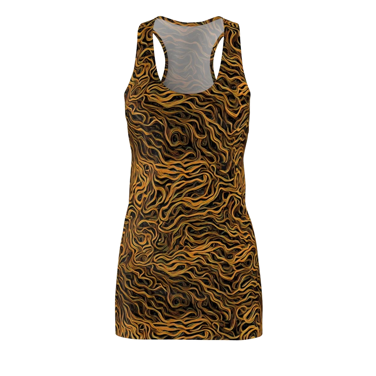 Obsidian Flame on Racerback Dress — Front