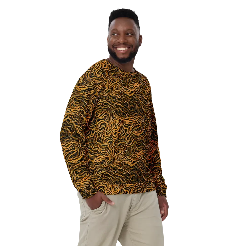 Obsidian Flame on Sweatshirt — Front