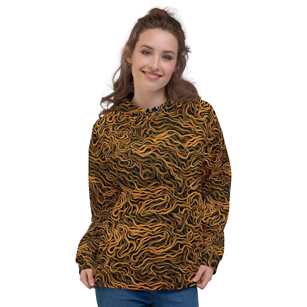 Obsidian Flame on Hoodie — Front