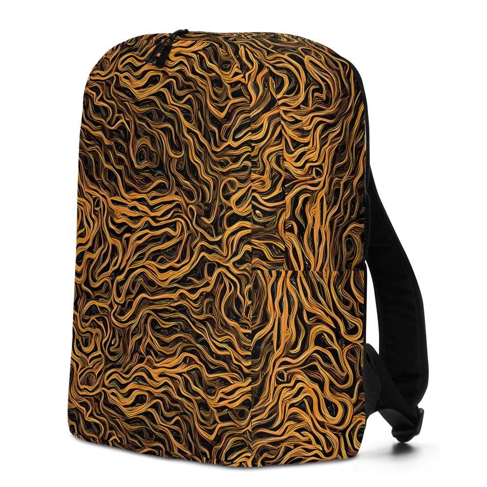 Obsidian Flame on Minimalist Backpack — Left