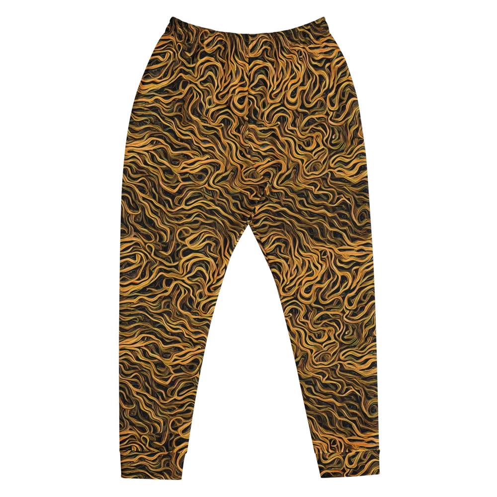 Obsidian Flame on Men's Joggers — Front
