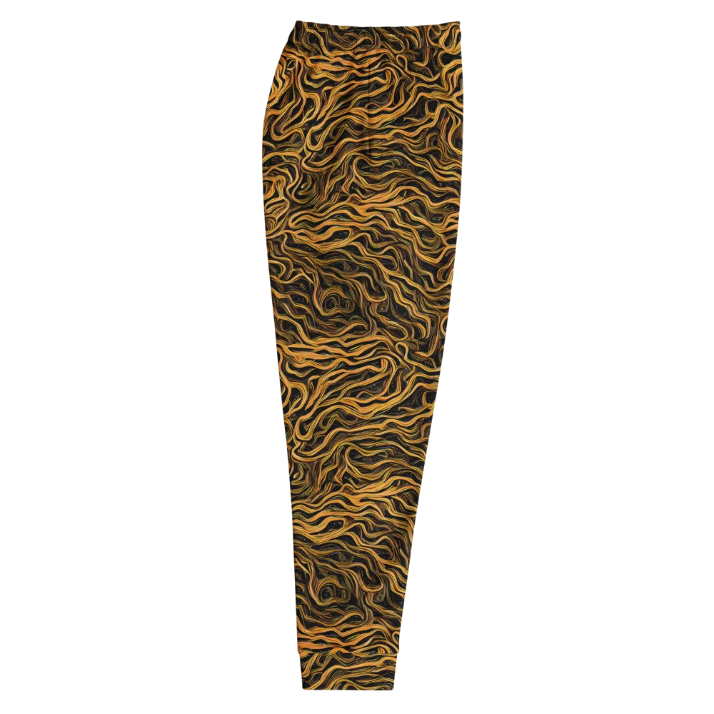 Obsidian Flame on Men's Joggers — Right