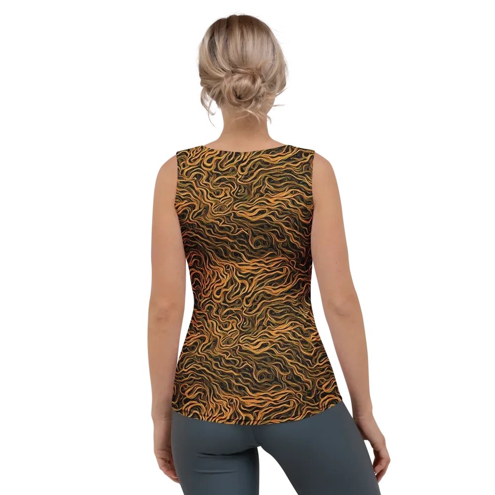 Obsidian Flame on Women's Tank Top — Back